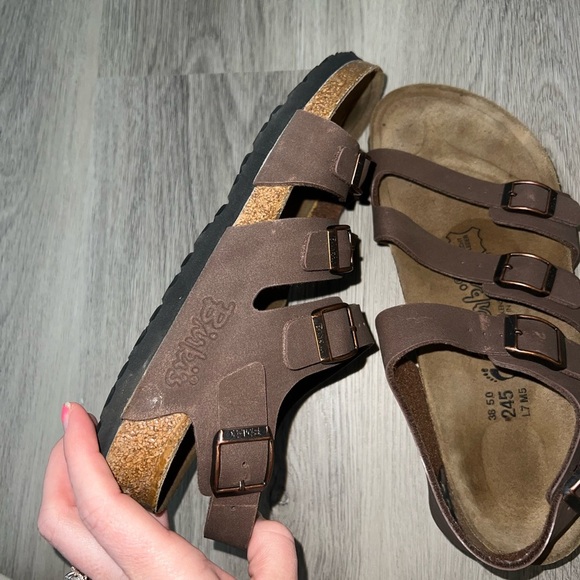 birkenstock birkis mocha color sandals - Picture 7 of 15